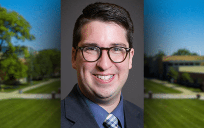 Headshot of Dr. Lucas Dargo, program director and associate professor of athletic training at MU.